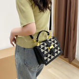 Jackie Kennedy Bag Chessboard Bag Shoulder Messenger Bag