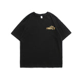 Men T Shirt Summer Casual Tops Men's Clothes Summer Wear Retro Men's round Neck Short Sleeve Casual Loose Printed Couple T-shirt