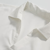 Men T Shitrs Tiger Embroidery Pattern Lapel Polo Shirt