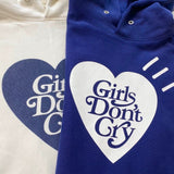 Human Made Hoodie Girl Don't Cry Hooded Fleece Lined Sweater Loose