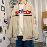 All Star Varsity Jacket Spring and Autumn Vintage Flocking Letter Embroidered Jacket