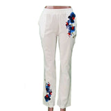 Women Bohemian Pants Women's Spring and Summer Cotton and Linen Trousers