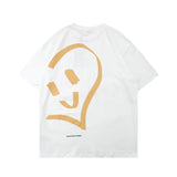 Men T Shirt Summer Casual Tops Cartoon Printed Short Sleeve T-shirt Men's round Neck Half Sleeve BF Idle Style Trendy Loose Half Sleeve