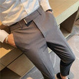 Men Trousers Men's Pinstripe Casual Suit Pants