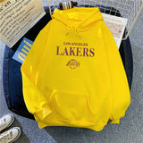 Slogan Graphic Hoodie Velvet Padded Hooded Sweatshirt
