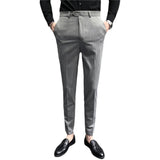 Men Trousers Business Suit Pants Casual Pants