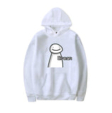 Dreamwastaken Men's Novelty Hoodies Dream Merch Shirt Cartoon Print Sweatshirt Casual Loose-Fitting Hoodie Outerwear Shirt