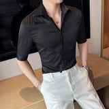 Men Shirts V-neck Shirt
