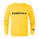 Fear Of God Fog Sweatshirt Essentials Double Line Letter Crew Neck Long Sleeve Sweater Men Loose Trendy