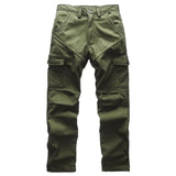 Tactics Style Outdoor Casual Pants Men's Casual Pants Multi-Pocket Oversized Cargo Pants Men's Straight Outdoor Tactics Pants