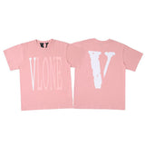 Vlone Short Sleeve plus Size Casual Fashion Retro Sports Men's Clothing
