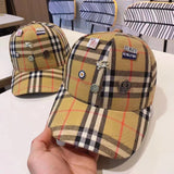 Vintage Check Baseball Cap