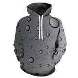 Black Rose Hoodie Drippy Hoodies 3D Digital Printed Hoodie Pullover