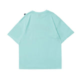 Men's T Shirt Summer Casual Tops Cartoon Printed Short Sleeve T-shirt Men's round Neck Half Sleeve BF Harajuku Style Trendy Loose Pullover Half Sleeve