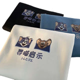 Tom and Jerry Hoodie Autumn and Winter Fleece Sweater Men's Jacket