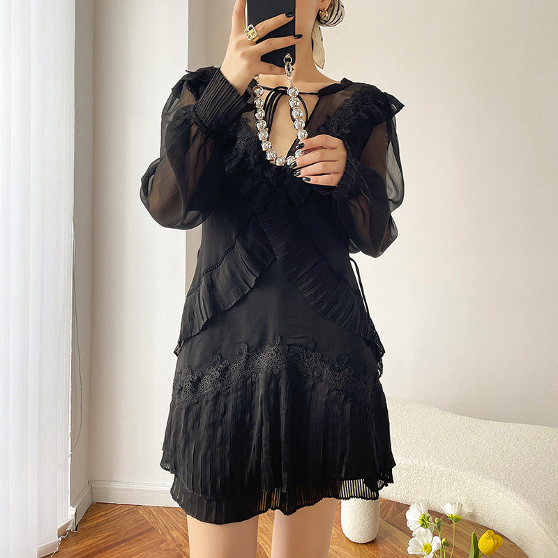 Fairy Dress Lace Design Dress Fairy Slimming Dress