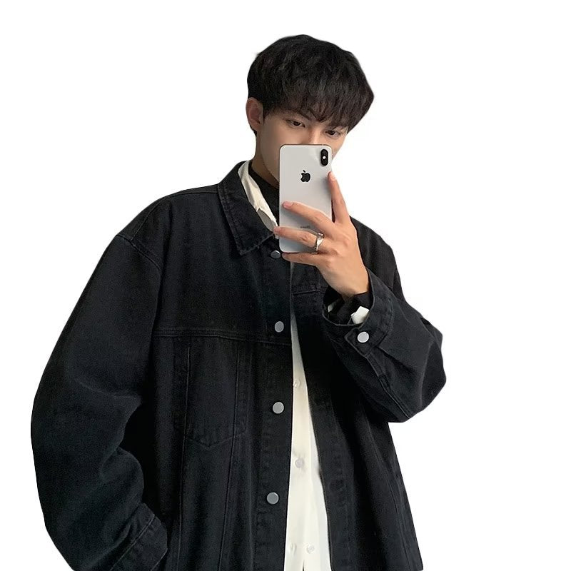 Denim Shirts Denim Jacket Men's Spring Baggy Casual Jacket Jacket