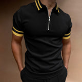 Polo Shirts Men's Summer Polo Shirt Short-Sleeved T-shirt Casual