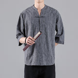 Men's T-Shirt Spring/Summer V-neck Short-Sleeved T-shirt