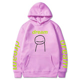 Dreamwastaken Men's Novelty Hoodies Dream Merch Shirt 2D Printed Casual Fashion Loose Hooded Sweater