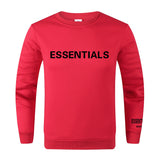 Fear Of God Fog Sweatshirt Essentials Double Line Letter Crew Neck Long Sleeve Sweater Men Loose Trendy