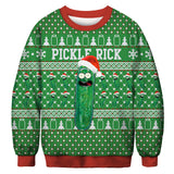 Ugly Christmas Sweater 3D Digital Printing Sweater Casual Loose Pullover for Men and Women Same Style Undershirt