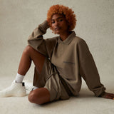 Essentials Polo Shirt Foot of God Long Sleeve Lapel T-shirt