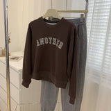 Harvard Sweatshirt Autumn and Winter Loose Crew Neck