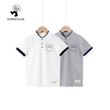 Children Boy Polo Shirts Summer Children's Short-Sleeved T-shirt Men