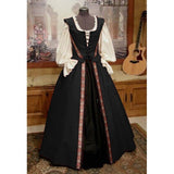 Vintage Empire Waist Dress Medieval Renaissance Two-Piece Dress