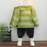 Toddler Boys Jackets Boys' Knitted Sweater Coat Spring and Autumn Clothing Children