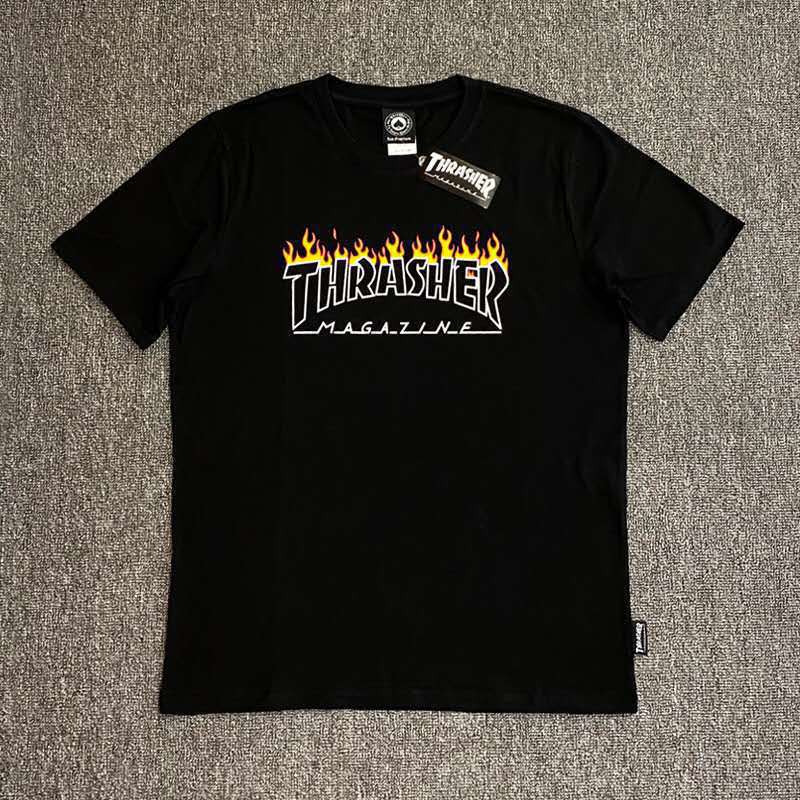 Thrasher T Shirt Spring/Summer Cotton Loose Casual Short Sleeve Summer