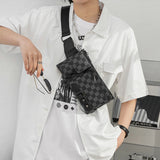 Lulu Belt Bags Personality Plaid Belt Bag Cell Phone Case