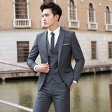 Seersucker Suit Suit Slim Fit Two-Piece Suit