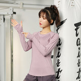 Anti Sweat Dressing Yoga Clothes Sports Long Sleeve