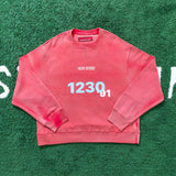 Rrr123 Sweatshirt Rivington ROI Rebis Rrr123 Washed Distressed Loose round Neck Sweater