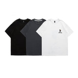 Men T Shirt Summer Casual Tops Men's Clothes Summer Wear Vintage Men's round Neck Short Sleeve Casual Loose Astronaut Printed T-shirt