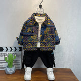 Toddler Boys Jackets Boys' Denim Jacket Spring and Autumn Children