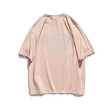 Men's T-shirt Cartoon Bear Short Sleeve T-shirt Men's High Street Loose Trendy Reflective Half Sleeve