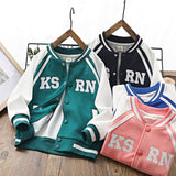Children Baseball Jacket Baseball Uniform Fall Jacket Casual