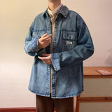 Denim Shirts Denim Jacket Men's and Women's Loose All-Match Casual Shirt