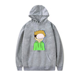 Dreamwastaken Men's Novelty Hoodies Dream Merch Shirt Cartoon Print Sweatshirt Casual Loose-Fitting Hoodie Outerwear Shirt