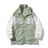 Varsity Jacket Stand-up Collar Jacket