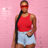 Women Plus Size Denim Shorts High Waist Slim Fit Denim Shorts Hot Pants