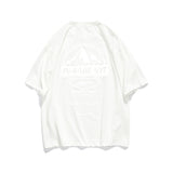 Men's T-shirt Summer Vintage Printed Short Sleeve T-shirt Men's Loose round Neck Half Sleeve Top Men