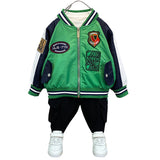 Toddler Boys Jackets Boys' Coat Spring and Autumn Children's Baseball Uniform
