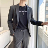 Seersucker Suit Casual Suit Jacket