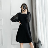 Fairy Dress Ice Silk Dress Autumn Skirt Female Dress Women's Dress