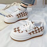 Cow Print Hey Dude Shoes Chessboard Plaid Leisure Slip on Casual Shoes Pink Platform Women's Board Shoes