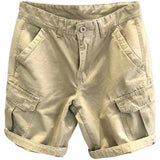 Summer Men Shorts Multi-Pocket Workwear Shorts